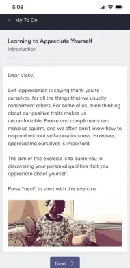 Quenza Learning to Appreciate Yourself