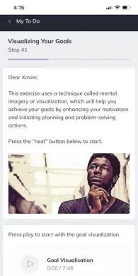 Quenza Goal Visualization