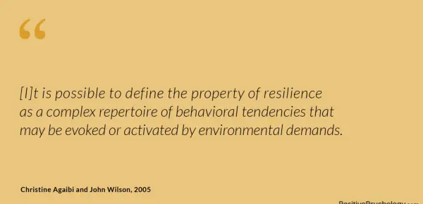 Agaibi and Wilson Resilience Quote