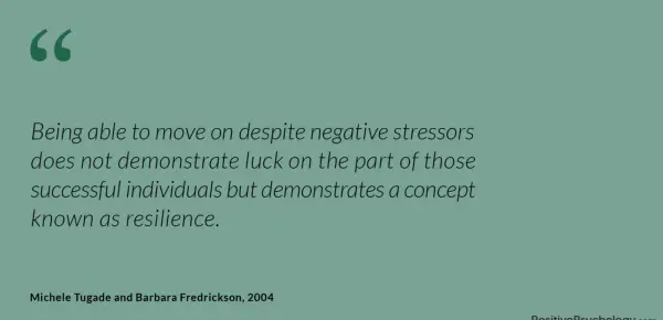 Tugade and Fredrickson Quote