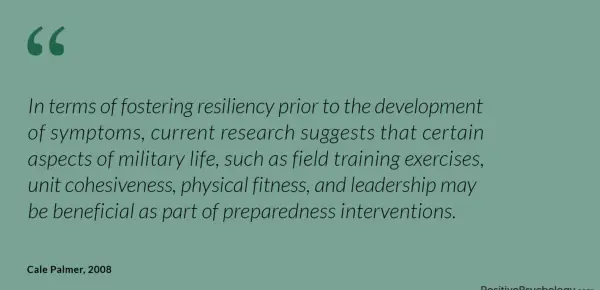 Palmer Resilience Military Quote