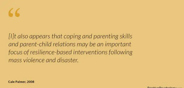 Palmer Resilience Parenting Quote