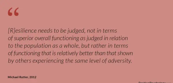Rutter Resilience Judged Quote