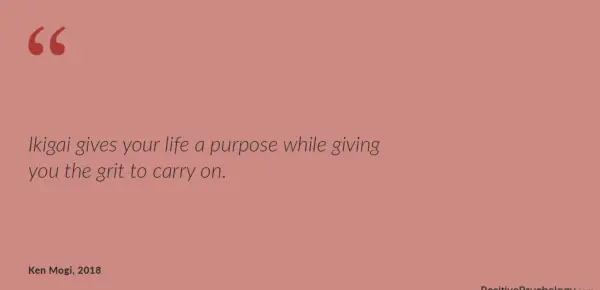 Gives your life purpose