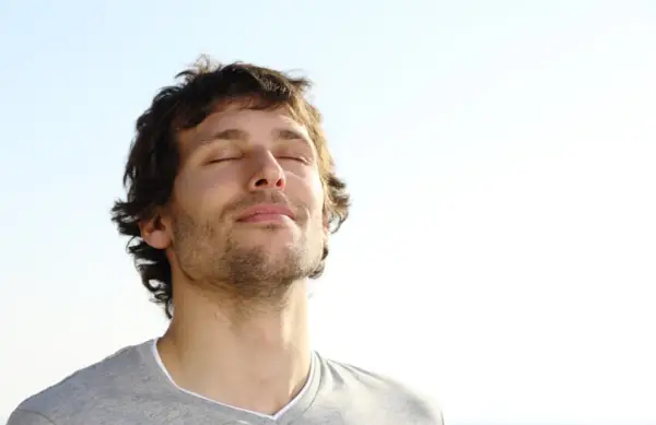 man breathing - mbct breathing excercise positivepsychologyprogram