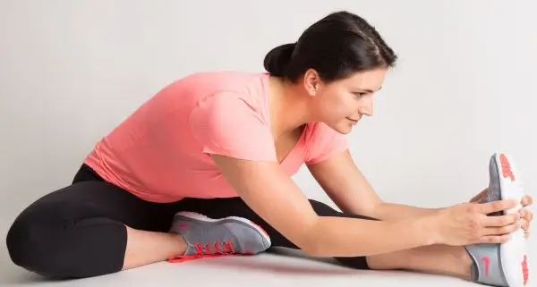 woman stretching - mbct stretching exercise 