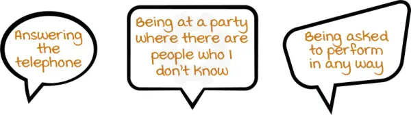 Social anxiety - triggers