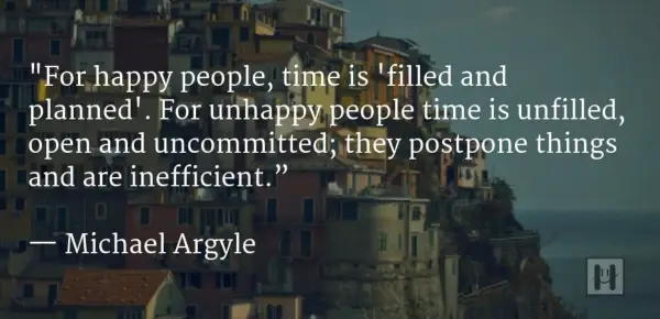 Michael Argyle Positive Psychology Quotes 