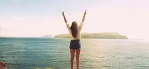 person on the beach - self-regulation why is it important for well-being